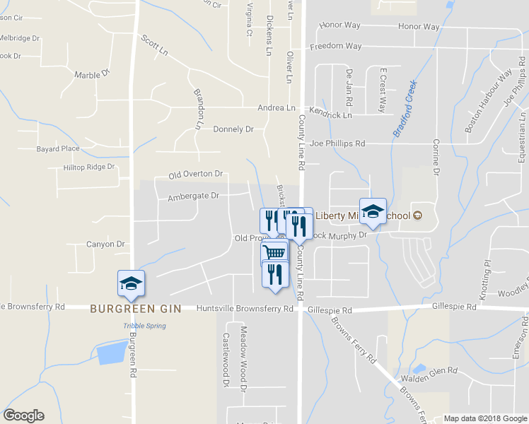map of restaurants, bars, coffee shops, grocery stores, and more near 102 Rockingham Circle in Madison