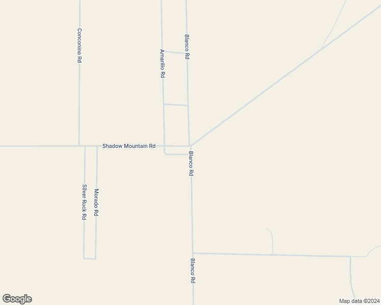 map of restaurants, bars, coffee shops, grocery stores, and more near Blanco Road in San Bernardino County