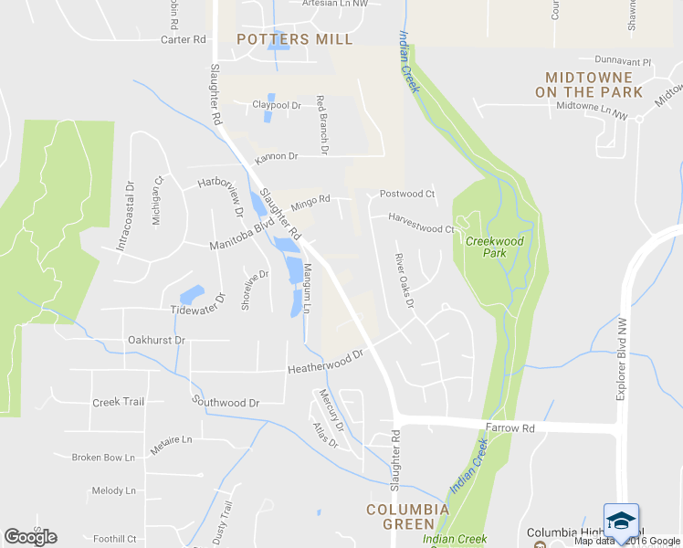 map of restaurants, bars, coffee shops, grocery stores, and more near 1263 Slaughter Road in Madison