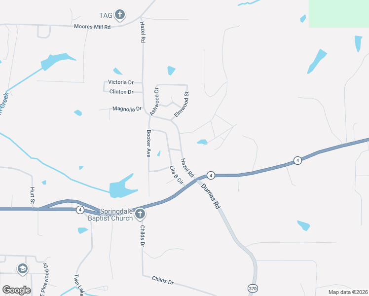 map of restaurants, bars, coffee shops, grocery stores, and more near 202 Hazel Road in Ripley