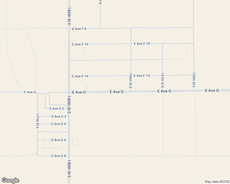 map of restaurants, bars, coffee shops, grocery stores, and more near 3500 East Avenue G in Lancaster