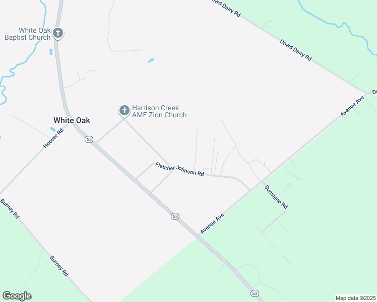 map of restaurants, bars, coffee shops, grocery stores, and more near Harold Johnson Drive in Bladen County