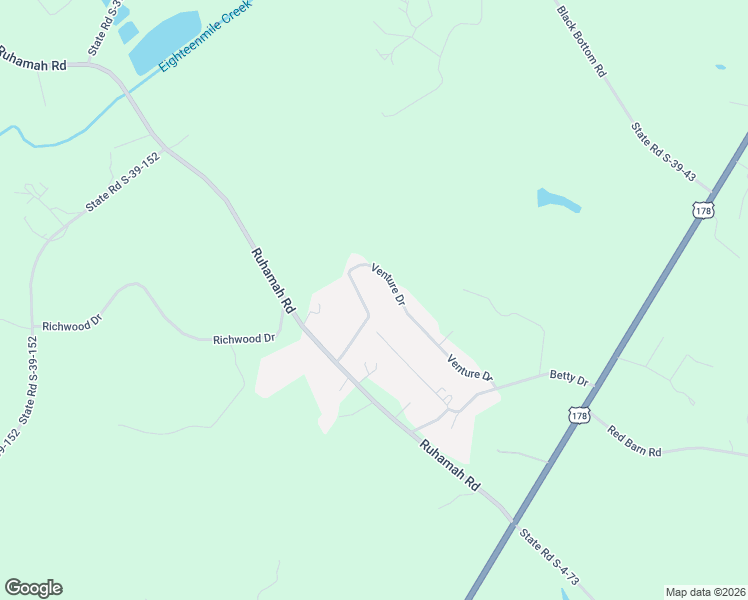 map of restaurants, bars, coffee shops, grocery stores, and more near 129 Venture Drive in Liberty
