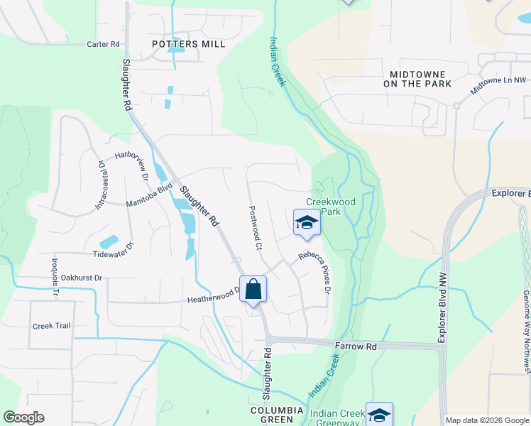 map of restaurants, bars, coffee shops, grocery stores, and more near 223 River Oaks Drive in Madison