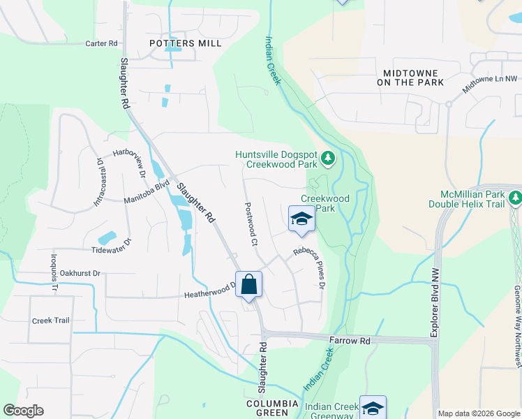 map of restaurants, bars, coffee shops, grocery stores, and more near 223 River Oaks Drive in Madison