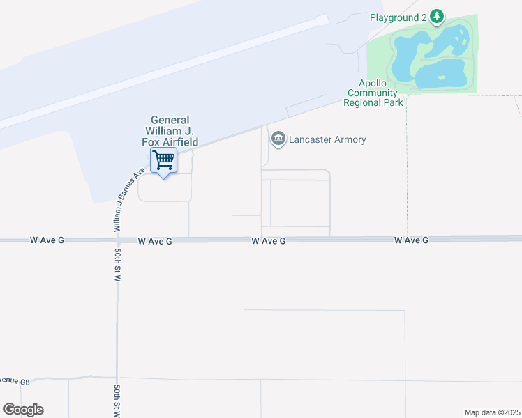 map of restaurants, bars, coffee shops, grocery stores, and more near 2 45th Street West in Lancaster