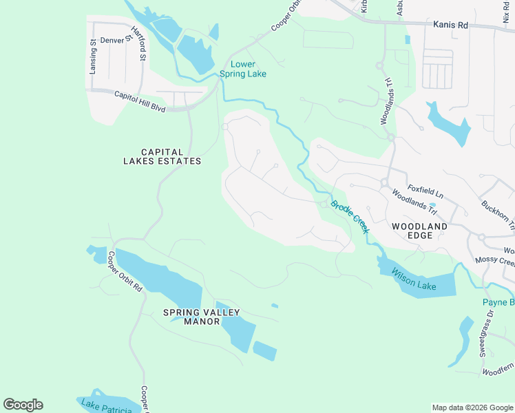 map of restaurants, bars, coffee shops, grocery stores, and more near 31 Weatherstone Point in Little Rock