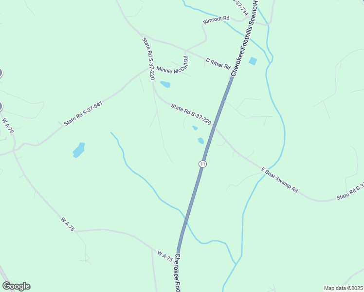 map of restaurants, bars, coffee shops, grocery stores, and more near 140 Foster Farm Road in Walhalla