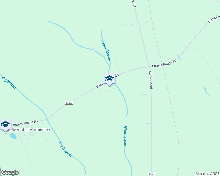 map of restaurants, bars, coffee shops, grocery stores, and more near 17200 Barnes Bridge Road in Laurinburg