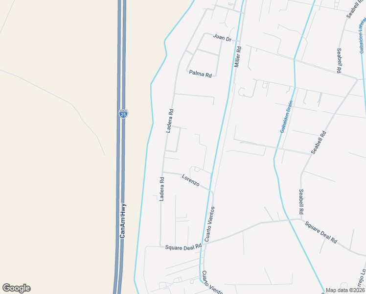 map of restaurants, bars, coffee shops, grocery stores, and more near 59 Ladera Road in Belen