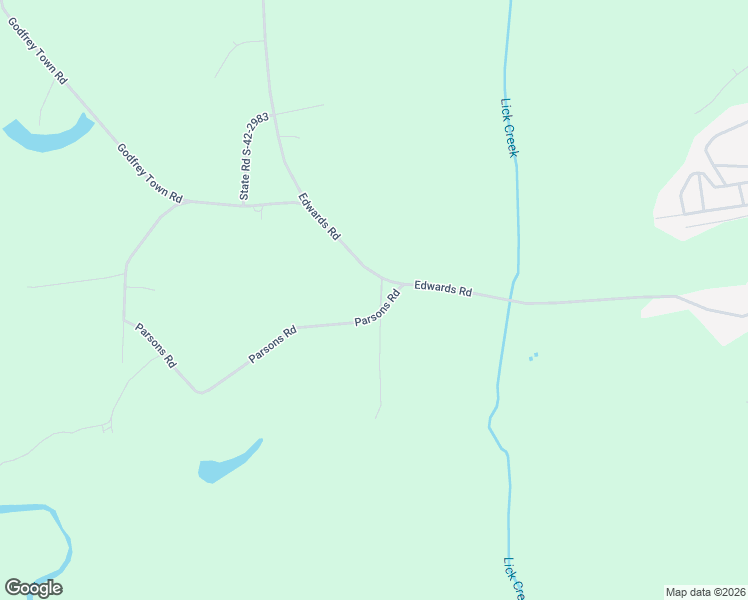 map of restaurants, bars, coffee shops, grocery stores, and more near 1221 Edwards Road in Woodruff