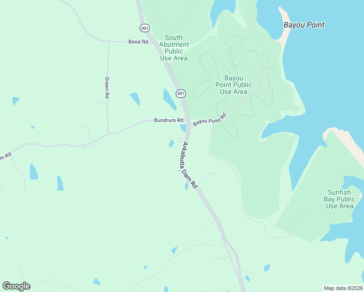 map of restaurants, bars, coffee shops, grocery stores, and more near Arkabutla Dam Road in Coldwater