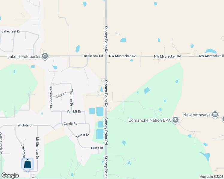map of restaurants, bars, coffee shops, grocery stores, and more near 8772 Stoney Point Road in Lawton