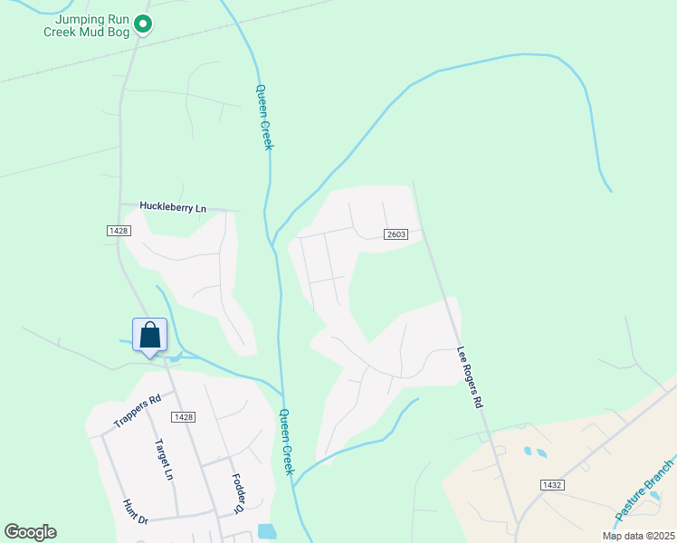 map of restaurants, bars, coffee shops, grocery stores, and more near 311 Springcreek Court in Hubert