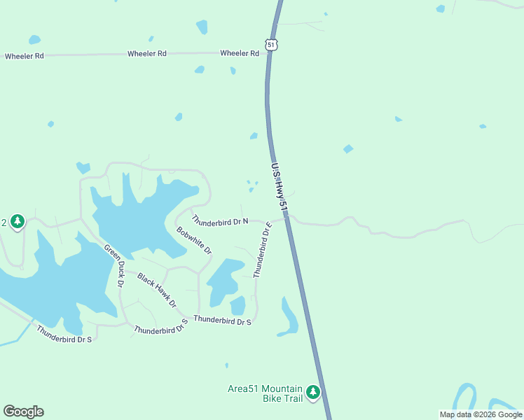 map of restaurants, bars, coffee shops, grocery stores, and more near 280 Thunderbird Drive East in Hernando