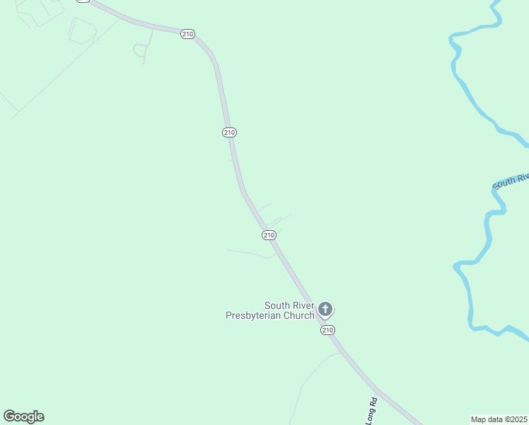 map of restaurants, bars, coffee shops, grocery stores, and more near 1475 North Carolina 210 in Harrells