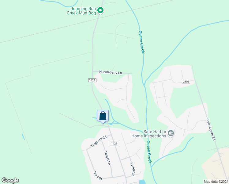 map of restaurants, bars, coffee shops, grocery stores, and more near 513 Blackberry Court in Hubert