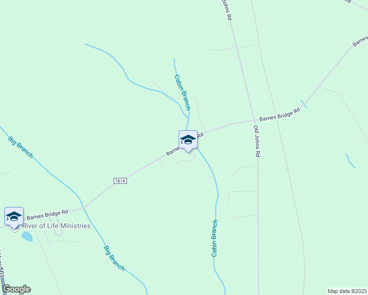 map of restaurants, bars, coffee shops, grocery stores, and more near 17200 Barnes Bridge Road in Laurinburg