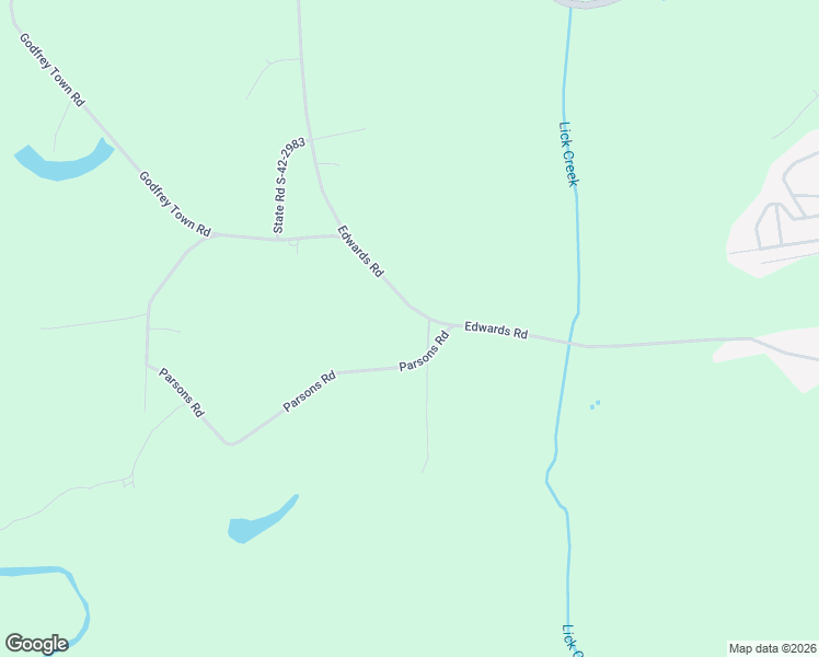 map of restaurants, bars, coffee shops, grocery stores, and more near 1221 Edwards Road in Woodruff