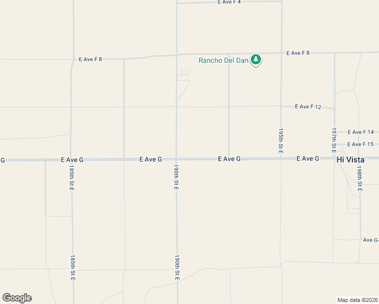 map of restaurants, bars, coffee shops, grocery stores, and more near 26 East Avenue G in Lancaster