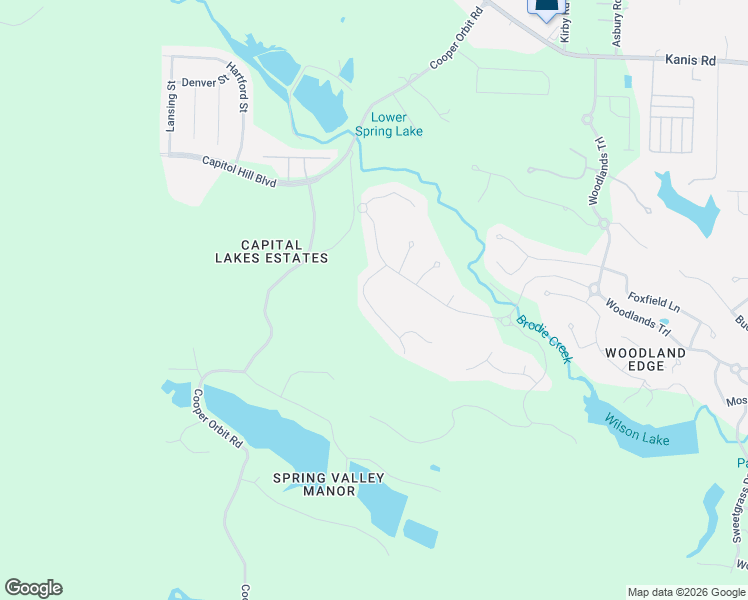 map of restaurants, bars, coffee shops, grocery stores, and more near 15 Weatherstone Point in Little Rock