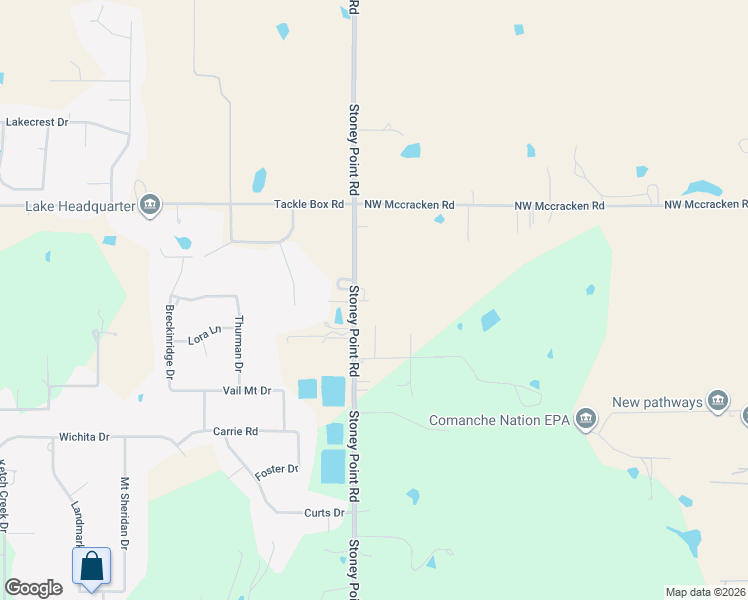 map of restaurants, bars, coffee shops, grocery stores, and more near 8772 Stoney Point Road in Lawton