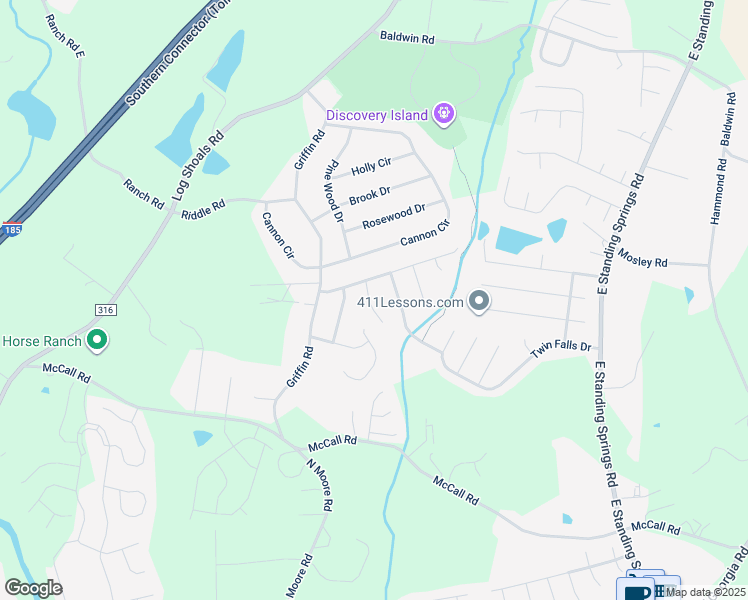 map of restaurants, bars, coffee shops, grocery stores, and more near 7 Greyleaf Court in Simpsonville