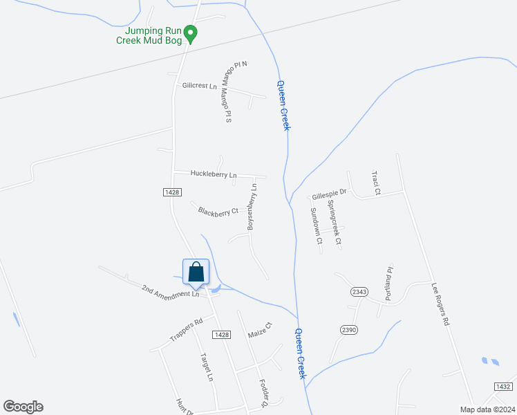 map of restaurants, bars, coffee shops, grocery stores, and more near 413 Boysenberry Lane in Hubert