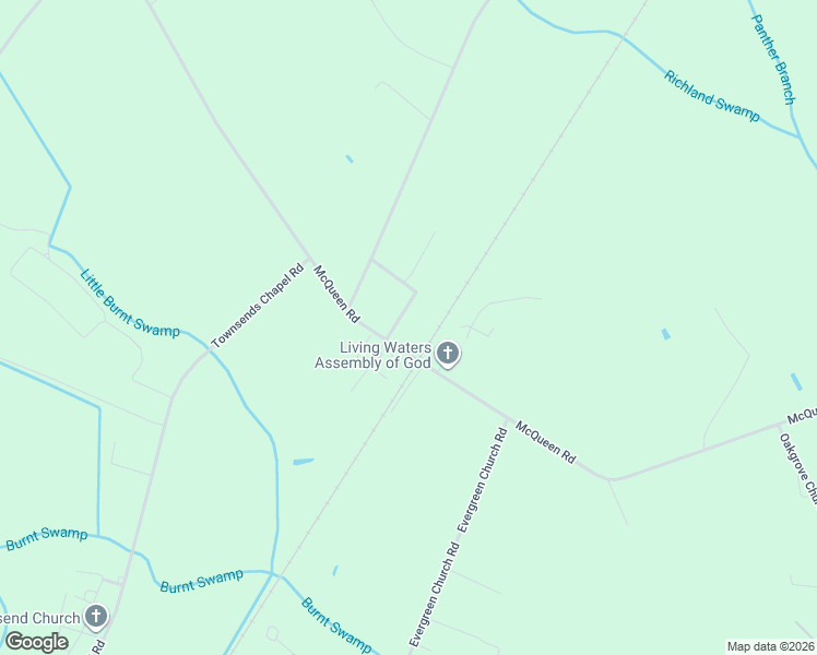 map of restaurants, bars, coffee shops, grocery stores, and more near 2104-2130 Buie-Philadelphus Road in Red Springs