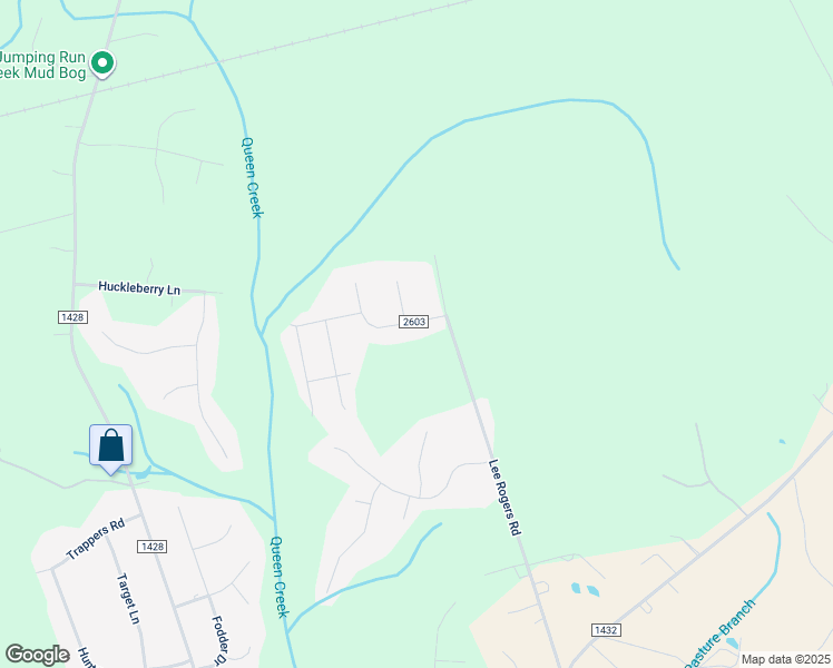map of restaurants, bars, coffee shops, grocery stores, and more near 107 Mandy Lane in Hubert