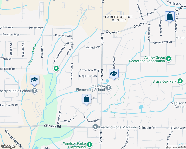 map of restaurants, bars, coffee shops, grocery stores, and more near 105 Tottenham Way in Madison