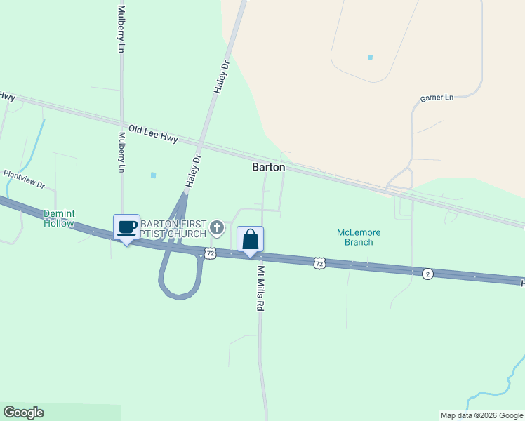 map of restaurants, bars, coffee shops, grocery stores, and more near 8944 Mount Mills Road in Cherokee