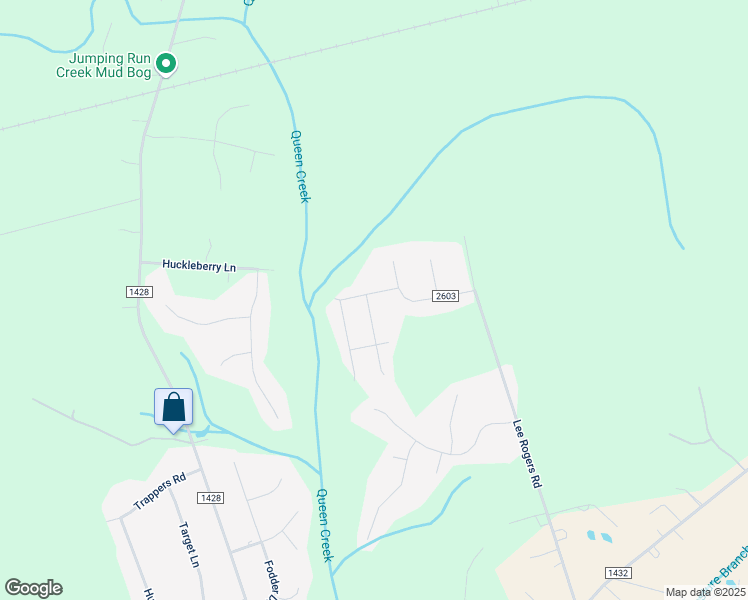 map of restaurants, bars, coffee shops, grocery stores, and more near 301 Springcreek Court in Hubert