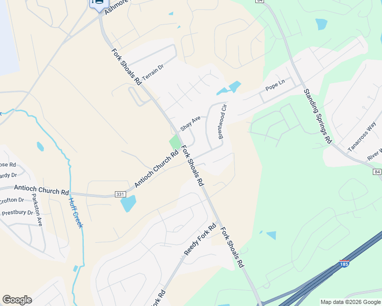 map of restaurants, bars, coffee shops, grocery stores, and more near 6 Tray Drive in Greenville