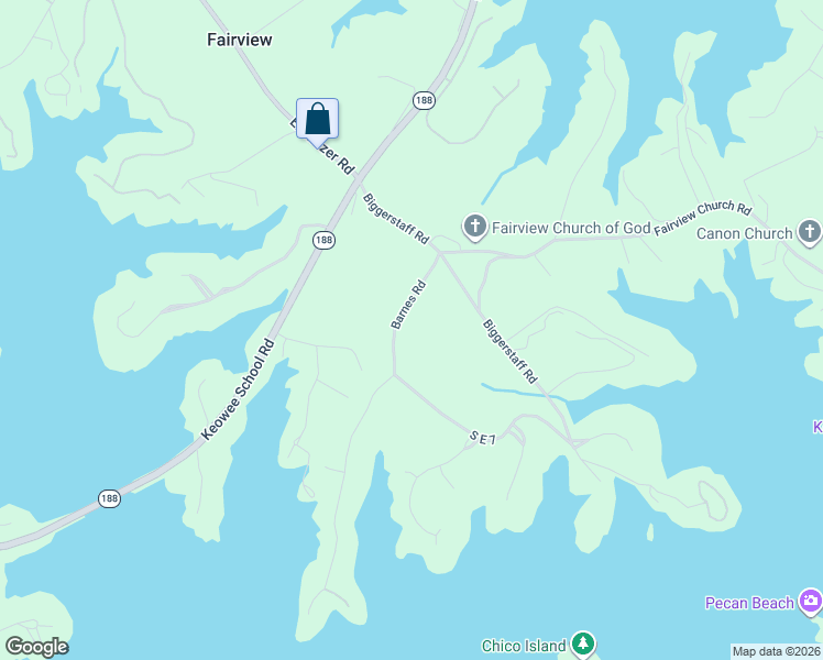 map of restaurants, bars, coffee shops, grocery stores, and more near 631 Barnes Road in Seneca