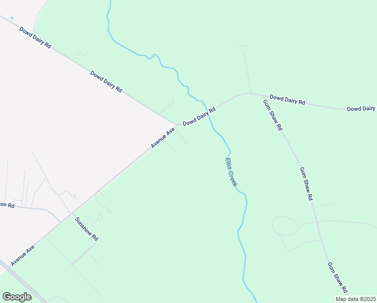 map of restaurants, bars, coffee shops, grocery stores, and more near 132 Sanchez Drive in White Oak