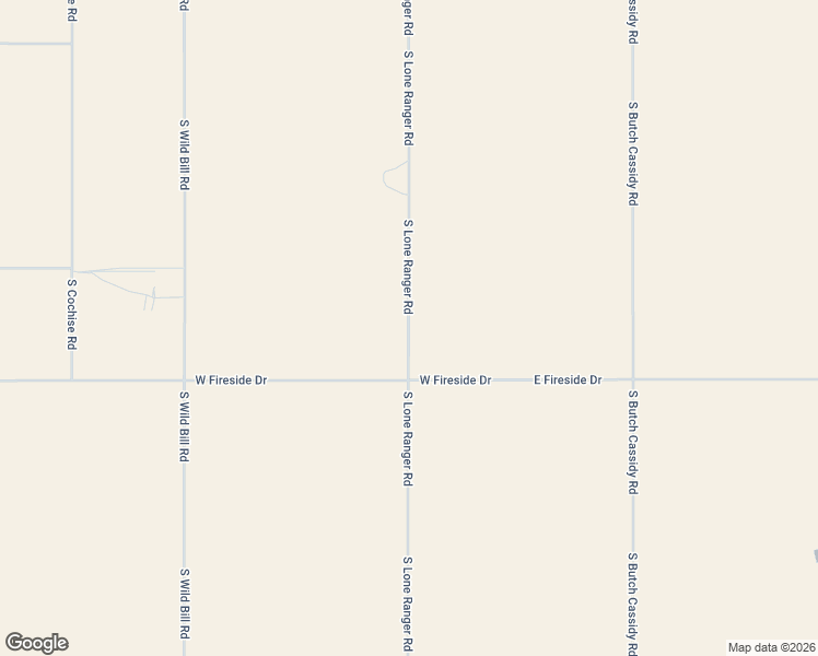 map of restaurants, bars, coffee shops, grocery stores, and more near South Lone Ranger Road in Yucca
