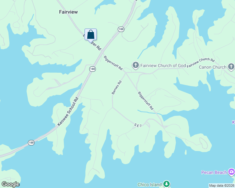 map of restaurants, bars, coffee shops, grocery stores, and more near 631 Barnes Road in Seneca