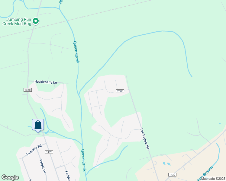map of restaurants, bars, coffee shops, grocery stores, and more near 108 Mandy Lane in Hubert