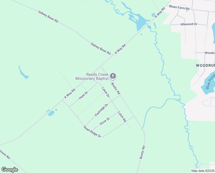 map of restaurants, bars, coffee shops, grocery stores, and more near 11960 Bostic Road in Laurinburg