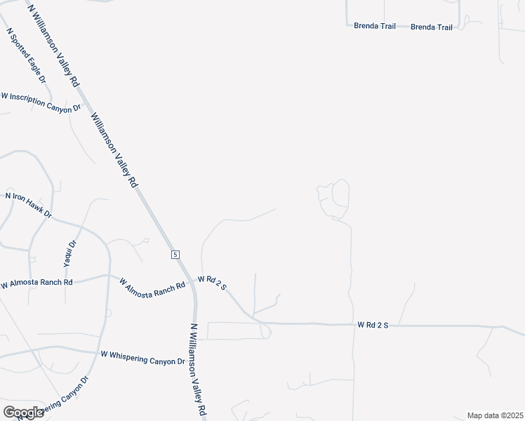 map of restaurants, bars, coffee shops, grocery stores, and more near 13225 North Bull Run Road in Prescott