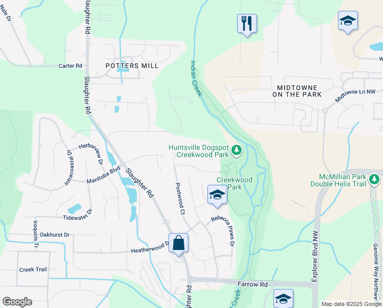 map of restaurants, bars, coffee shops, grocery stores, and more near 276 Postwood Court in Madison