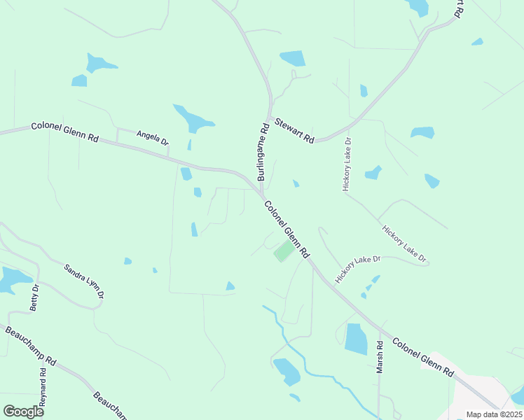 map of restaurants, bars, coffee shops, grocery stores, and more near 19050 Colonel Glenn Road in Little Rock