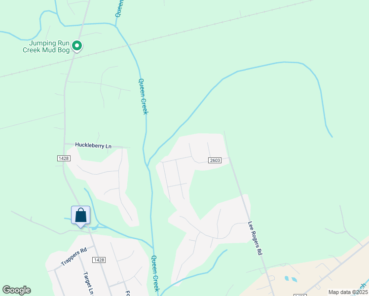 map of restaurants, bars, coffee shops, grocery stores, and more near 129 Mandy Lane in Hubert