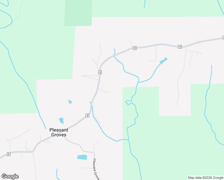 map of restaurants, bars, coffee shops, grocery stores, and more near 3144 County Road 8 in Woodville