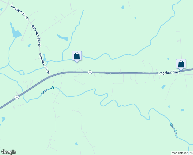 map of restaurants, bars, coffee shops, grocery stores, and more near 9 Off Highway in Lancaster
