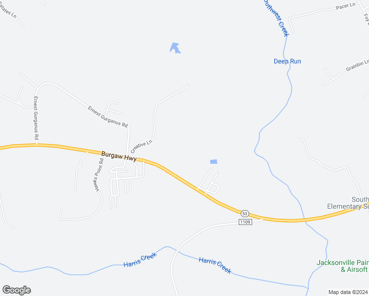 map of restaurants, bars, coffee shops, grocery stores, and more near 417 Holly Shelter Road in Jacksonville