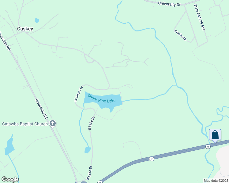 map of restaurants, bars, coffee shops, grocery stores, and more near 1330 West Shore Drive in Lancaster