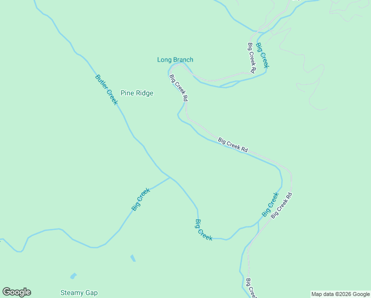 map of restaurants, bars, coffee shops, grocery stores, and more near 390 Butler Creek Road in Cherry Log