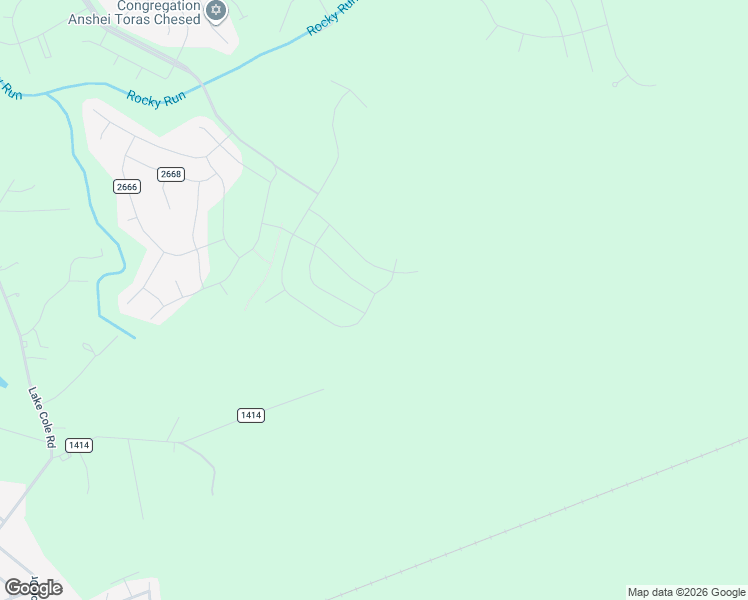 map of restaurants, bars, coffee shops, grocery stores, and more near 1299 State Road 1414 in Piney Green